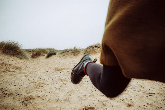 Running on desert 